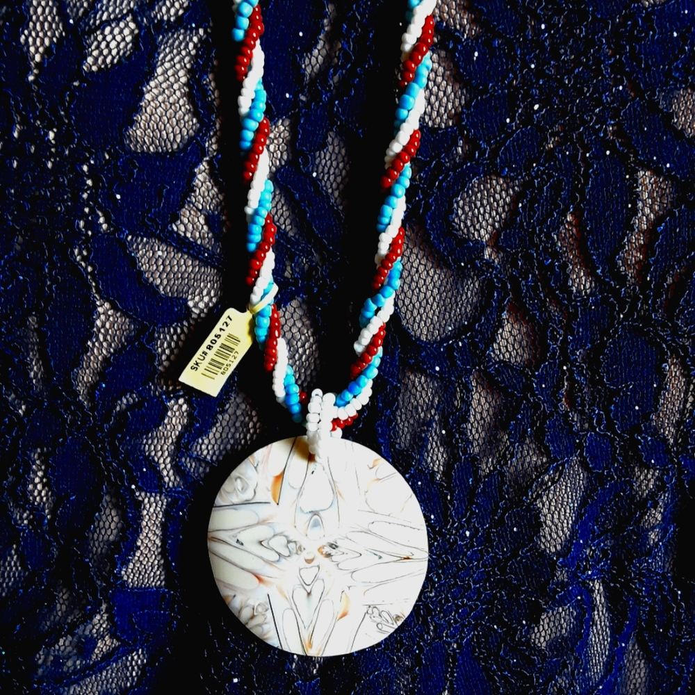 Indonesia beaded necklace